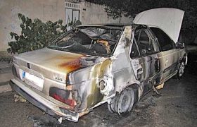 دستگیری عامل آتش سوزی عمدی خودرو در عنبرآباد